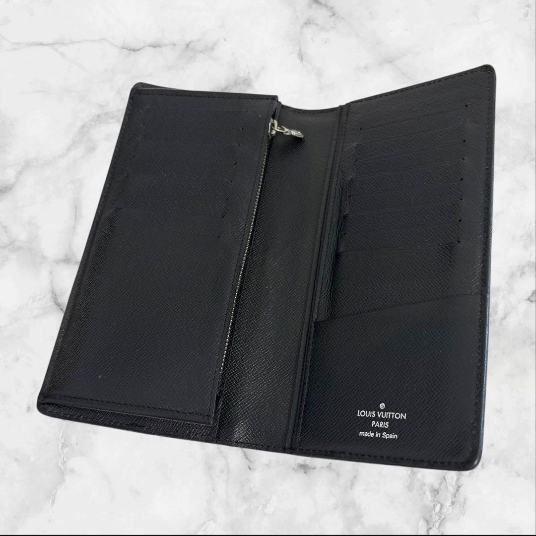 極美品✨ ルイヴィトン エピ ポルトフォイユ ブラザ 長財布 折り財布 ブラック