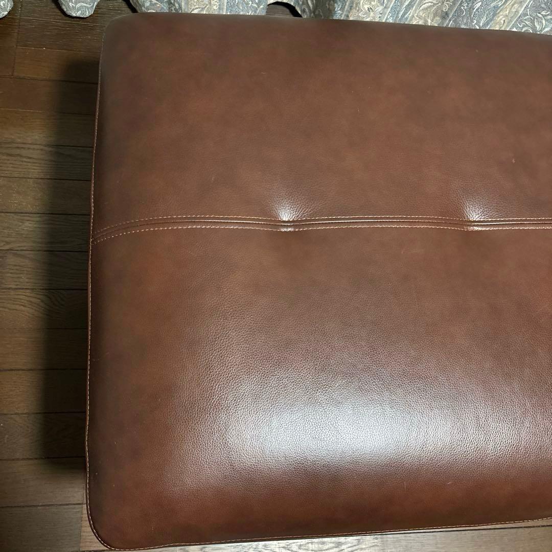 【良品】村内家具 OKAY ユーロノート スツール 本革