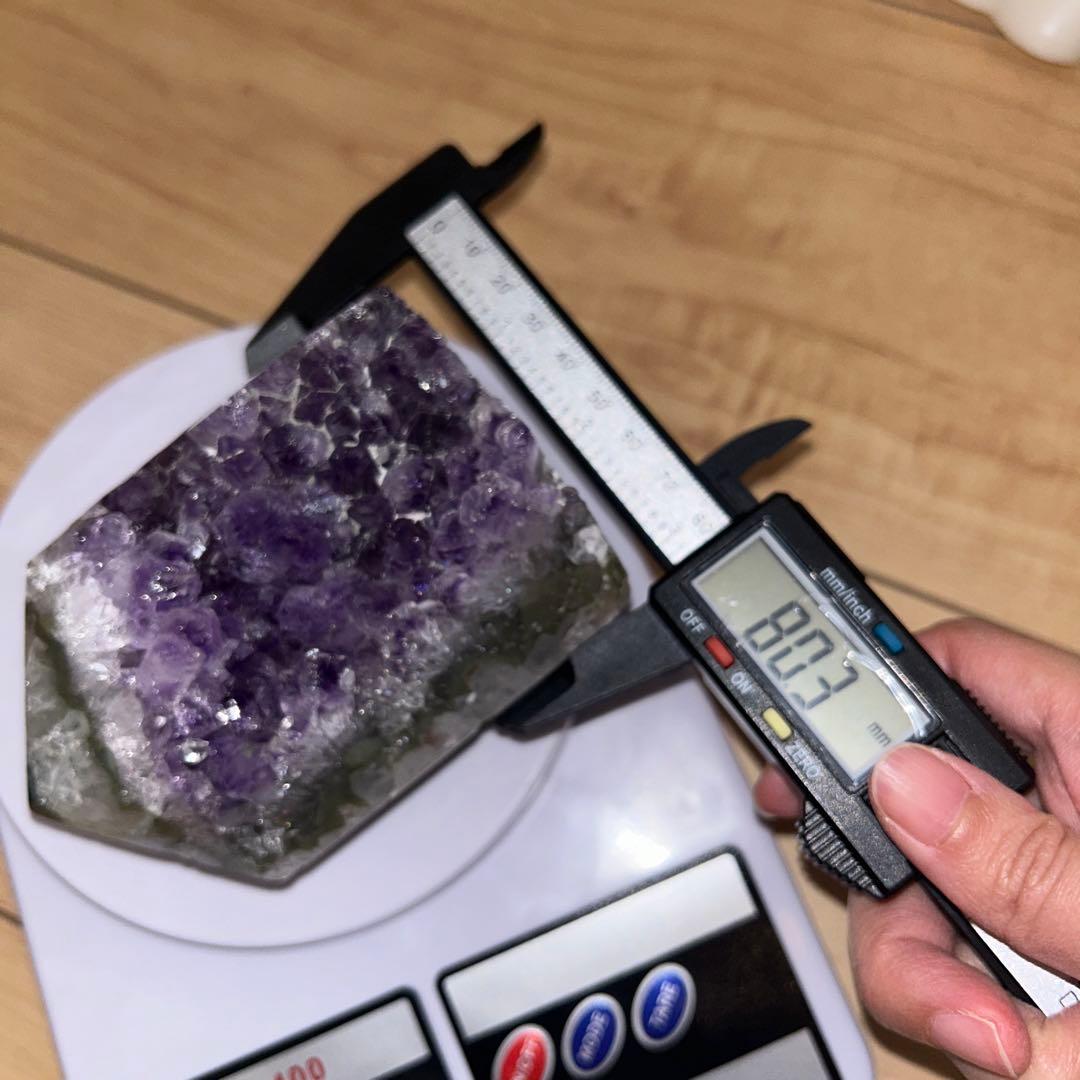 アメジスト タワー bigサイズ 870g 結晶ザクザク 天然石