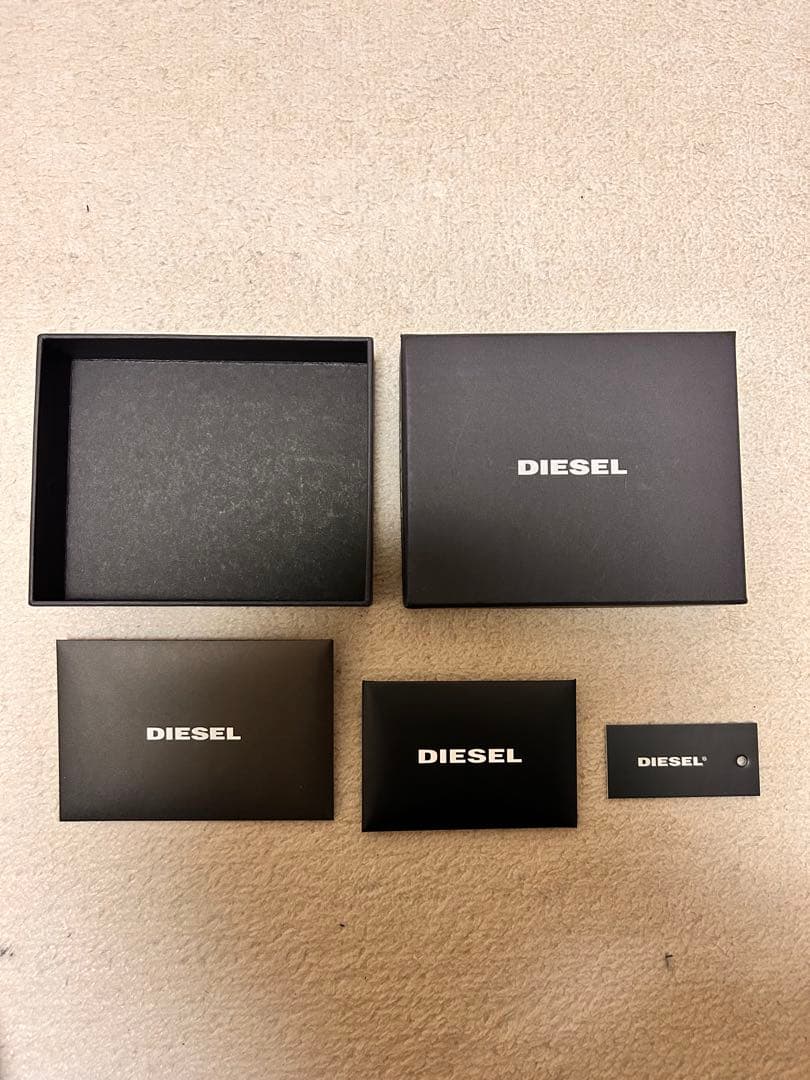DIESEL ブラック 二つ折り財布 セット