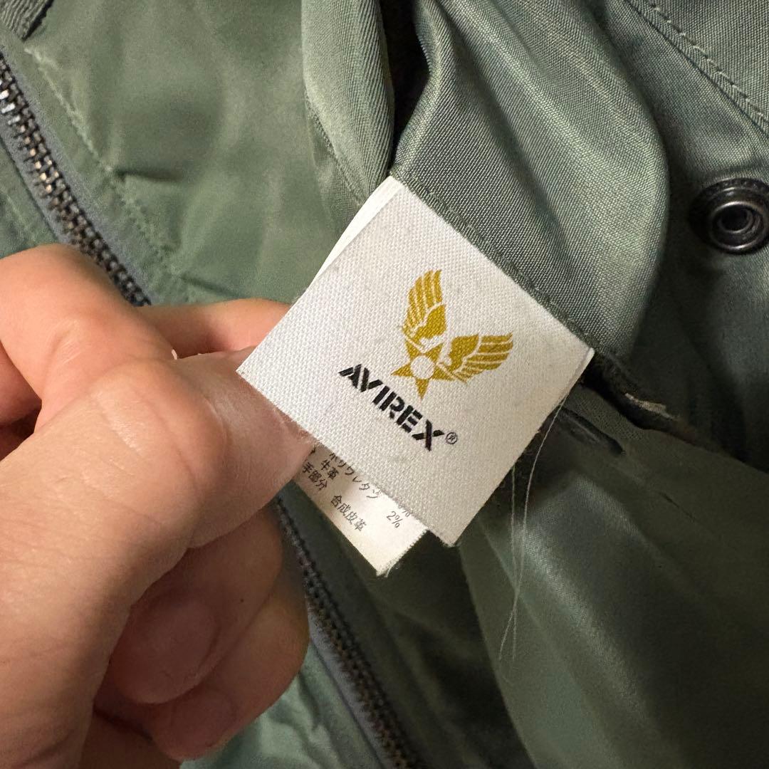 AVIREX MA-1 フライトジャケット オリーブグリーン　トップガンモデル