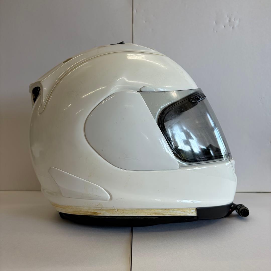 ペ*人様 Arai フルフェイスヘルメット ホワイト 収納袋付き