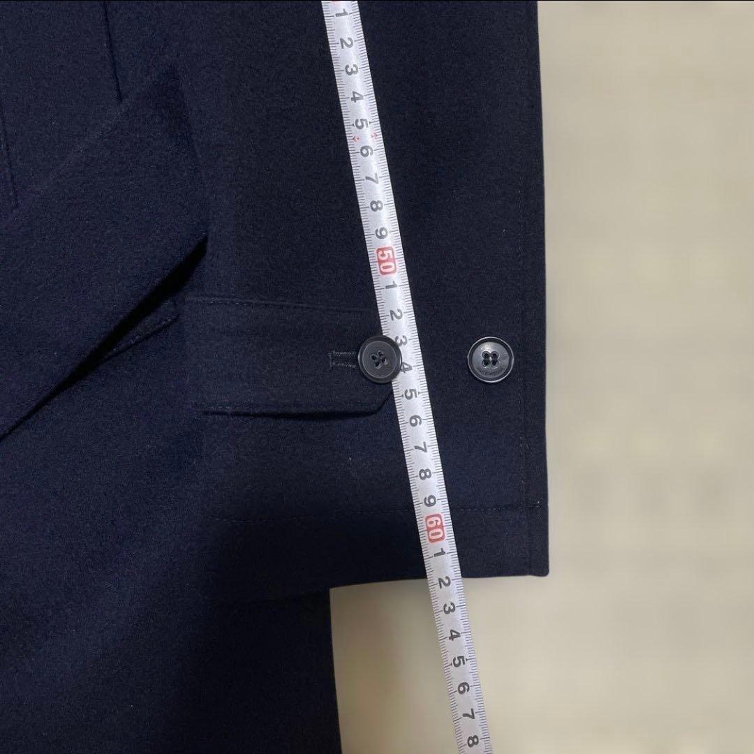 【Max】マッキントッシュ ステンカラーコート Lロロピアーナ ネイビー