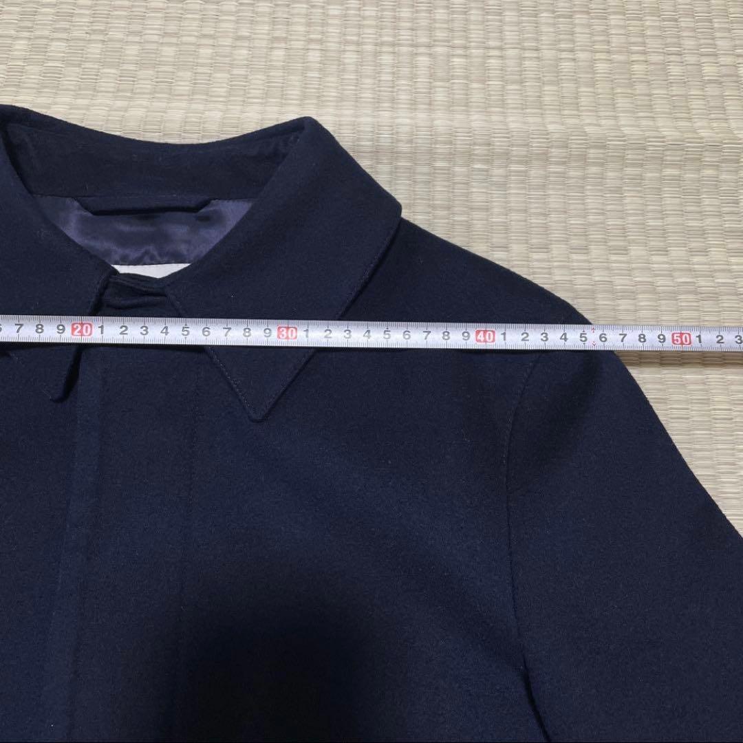 【Max】マッキントッシュ ステンカラーコート Lロロピアーナ ネイビー