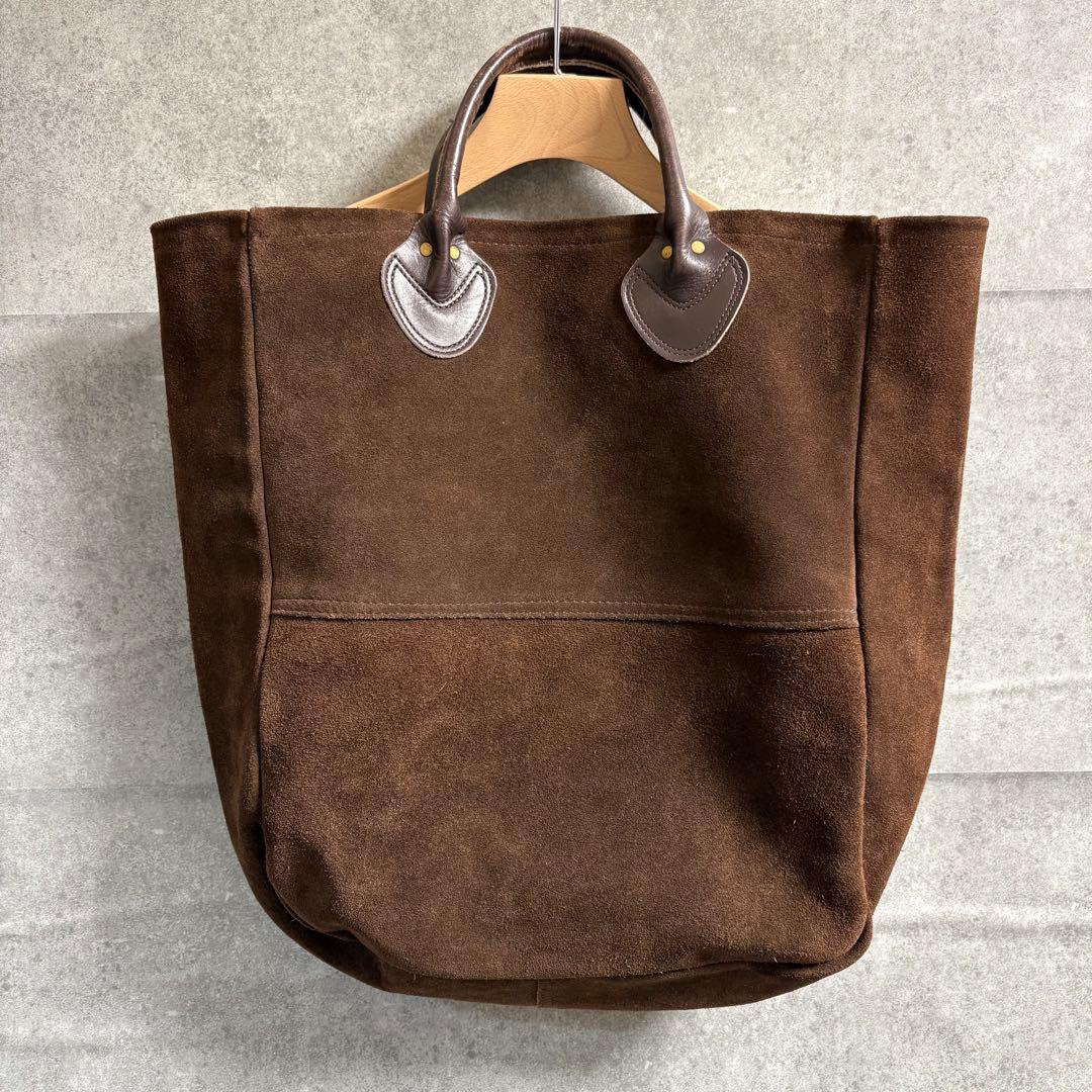 VANSON Leather Suede Tote Bag 茶　トートバッグ