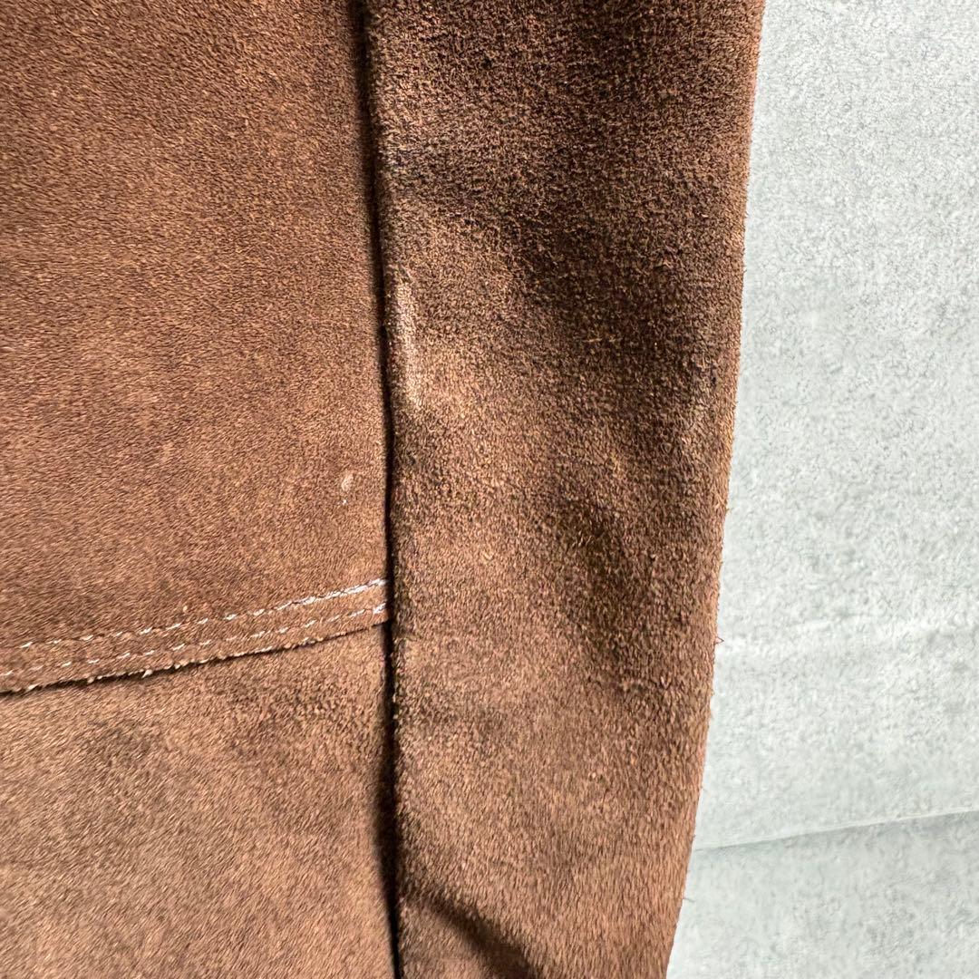 VANSON Leather Suede Tote Bag 茶　トートバッグ