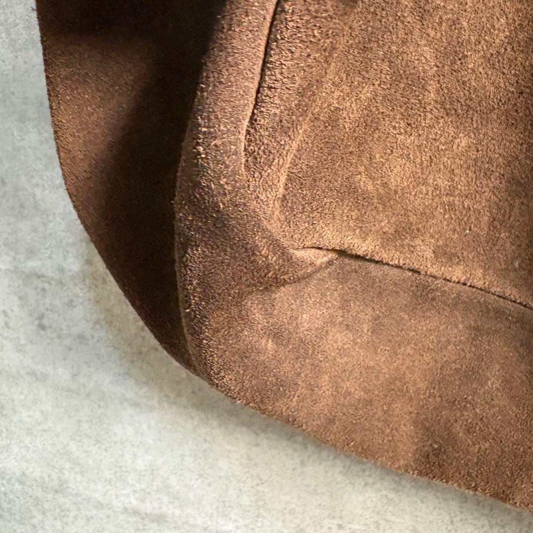 VANSON Leather Suede Tote Bag 茶　トートバッグ
