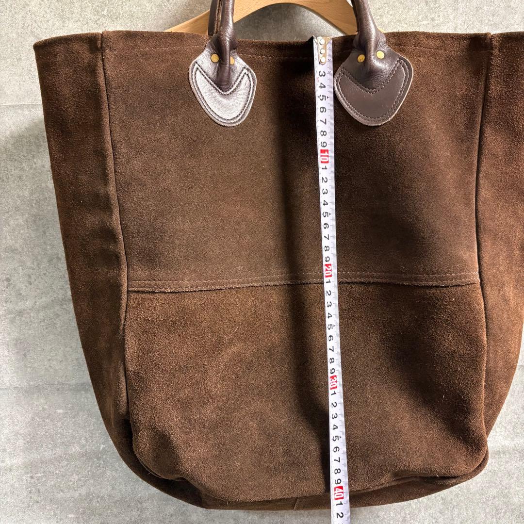 VANSON Leather Suede Tote Bag 茶　トートバッグ