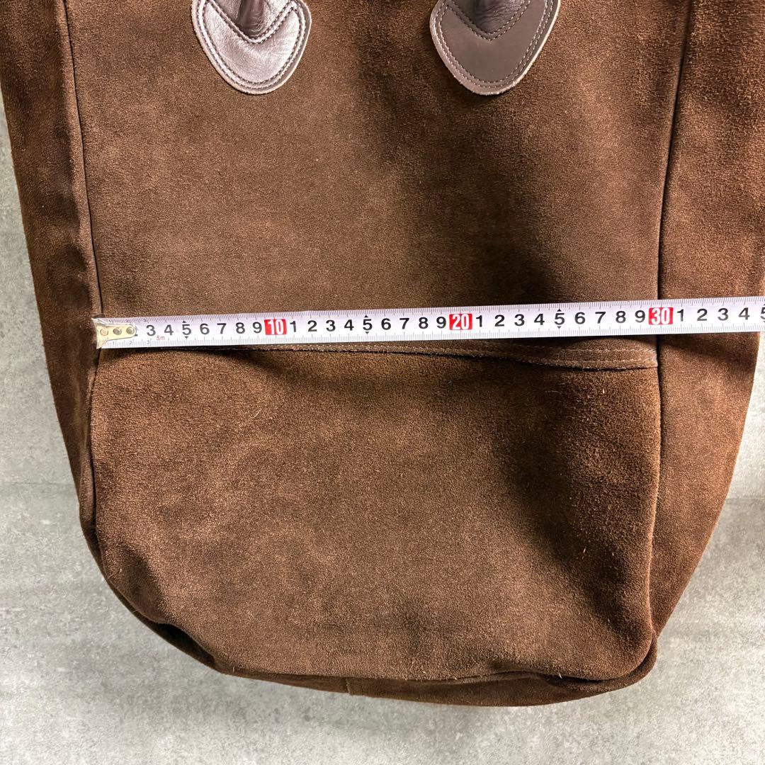 VANSON Leather Suede Tote Bag 茶　トートバッグ