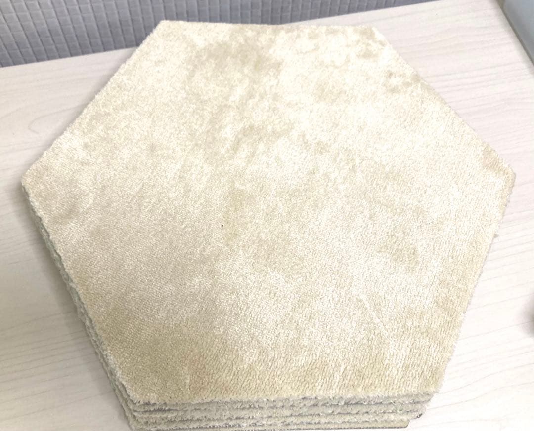 スミノエ／ホームタイル ロッカク（アイボリー） 14枚