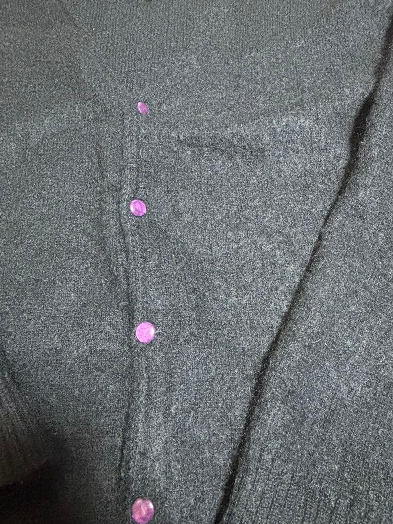 d*t様 needles foremost 別注　モヘアカーディガン　ブラック