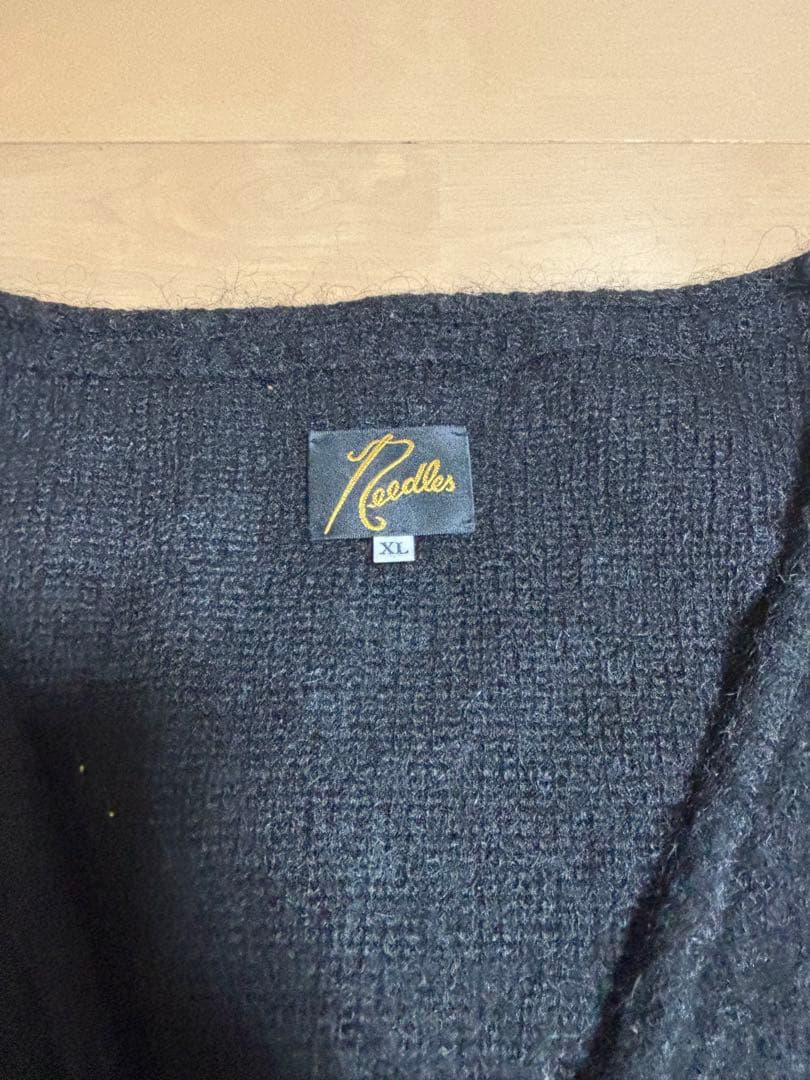 d*t様 needles foremost 別注　モヘアカーディガン　ブラック