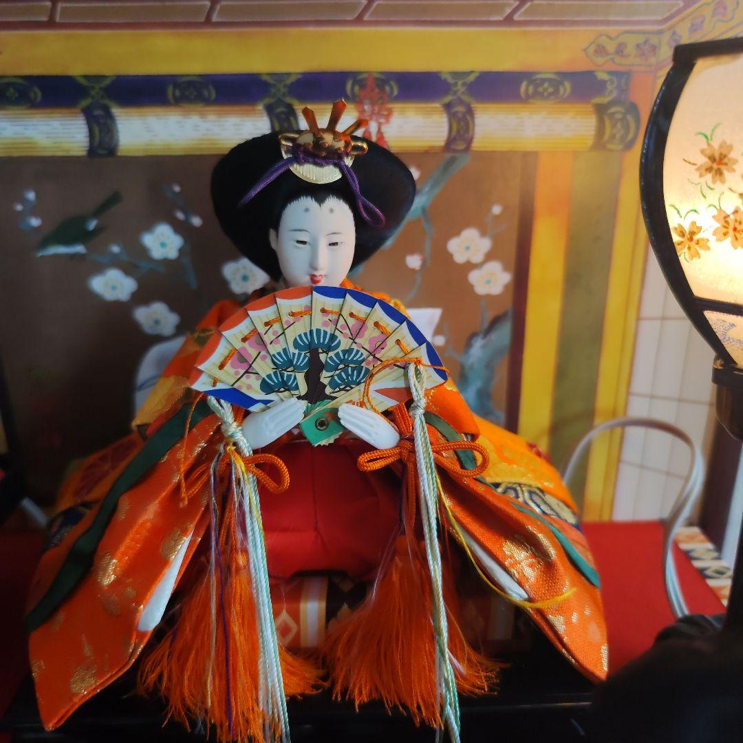 雛人形　ガラスケース付き