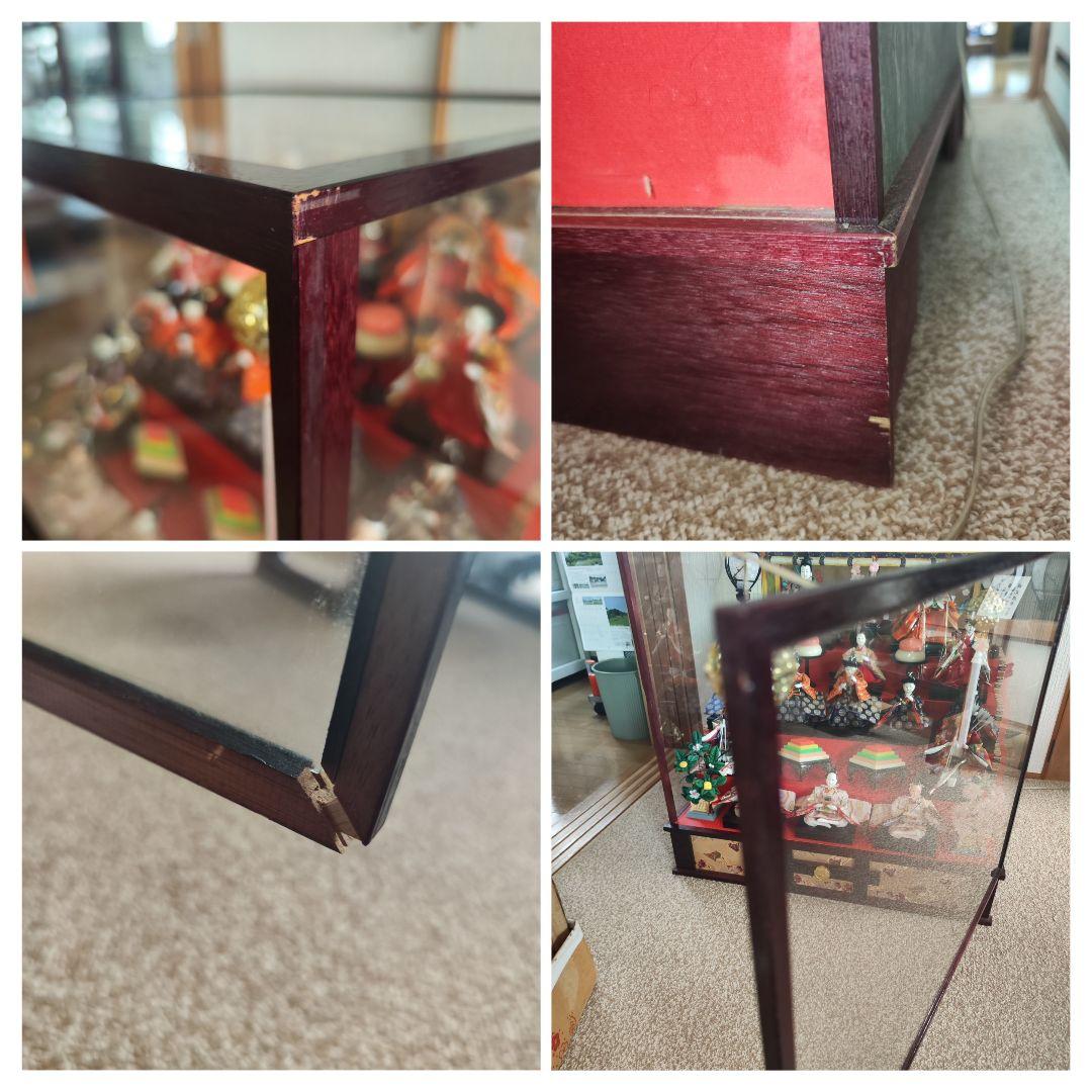 雛人形　ガラスケース付き