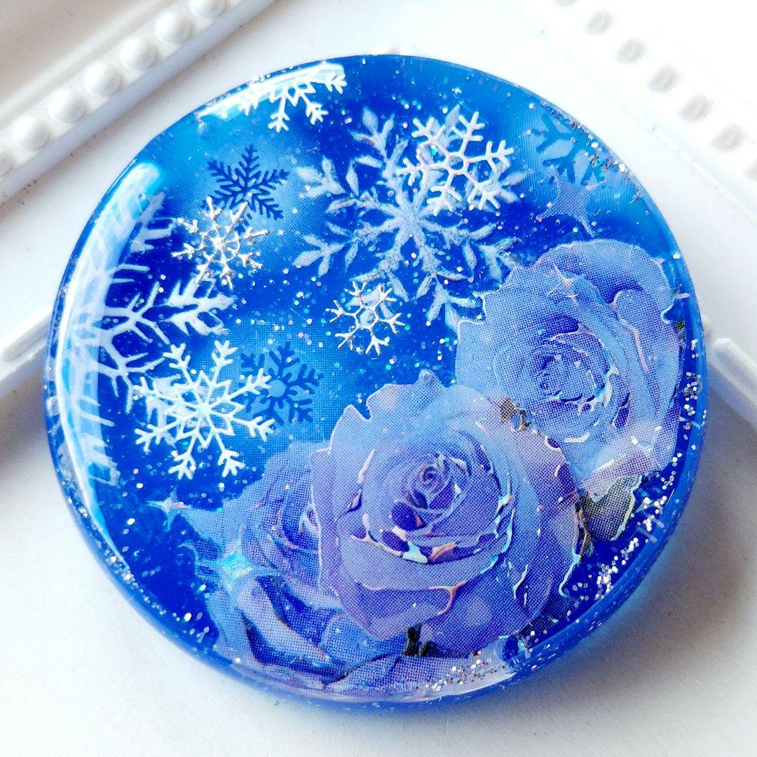 【1672】レジン　ヘアゴム　ポニーフック　ブロ―チ　ハンドメイド