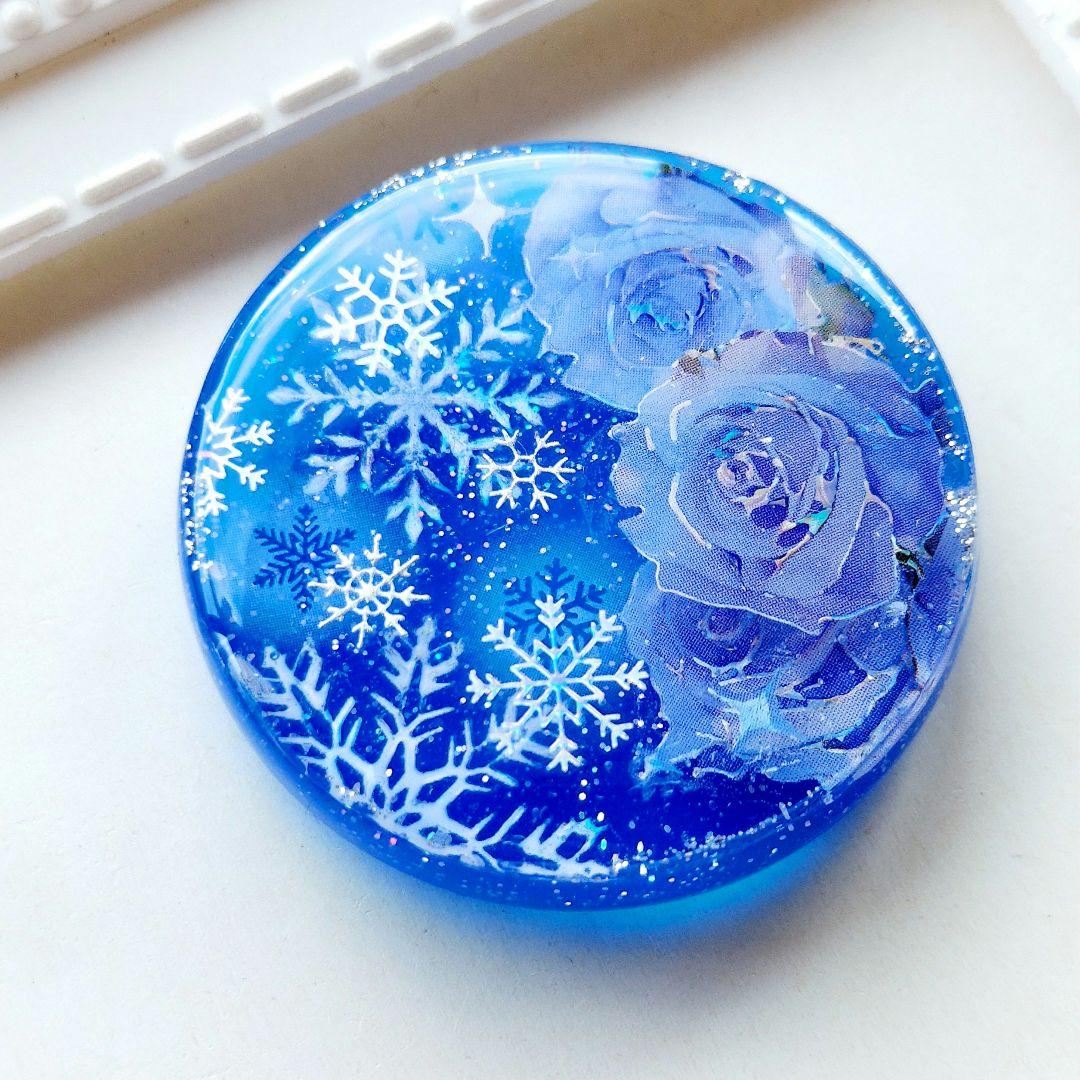 【1672】レジン　ヘアゴム　ポニーフック　ブロ―チ　ハンドメイド