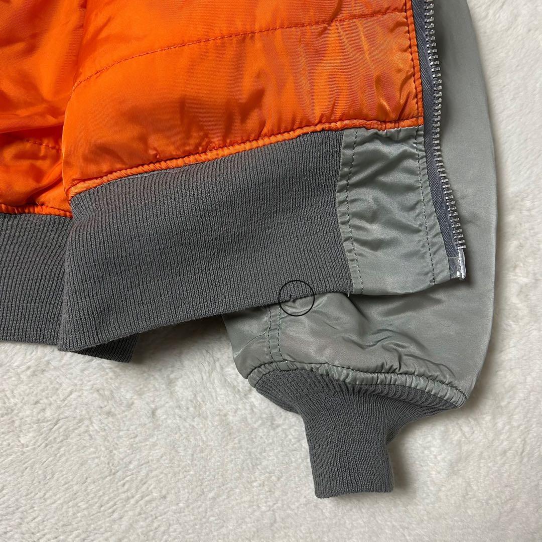 希少✨ 90s USA製 アルファ MA-1 グレー L フライトジャケット
