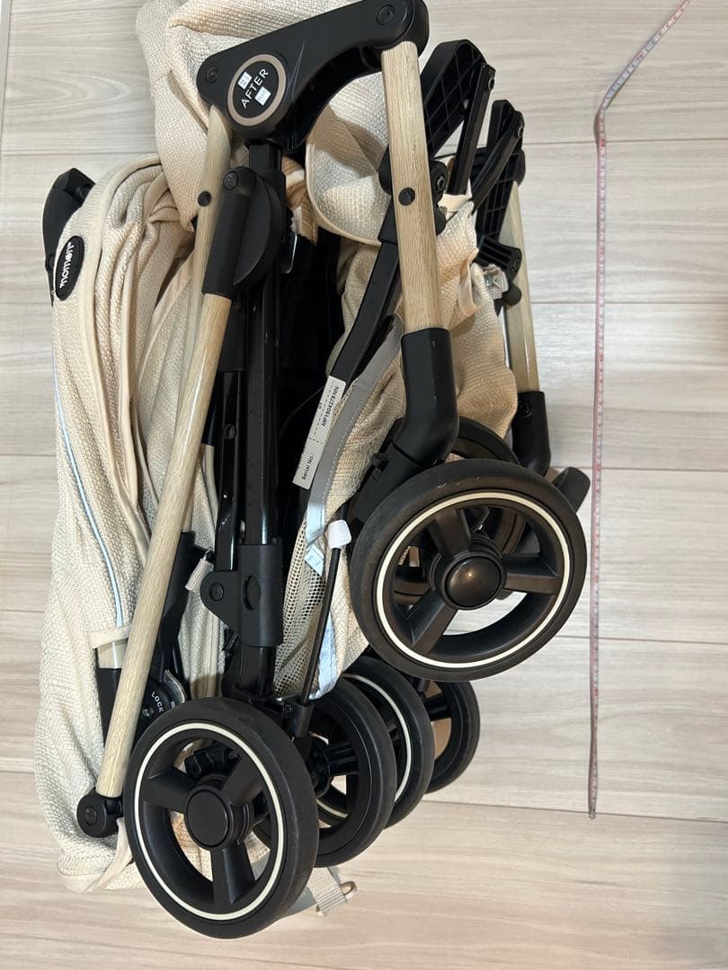 【美品】nanan MINIAFTER ベビーカー ベージュ AB型