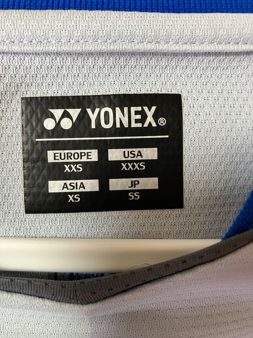 YONEX ポロシャツ JP SS グレー/ブルー