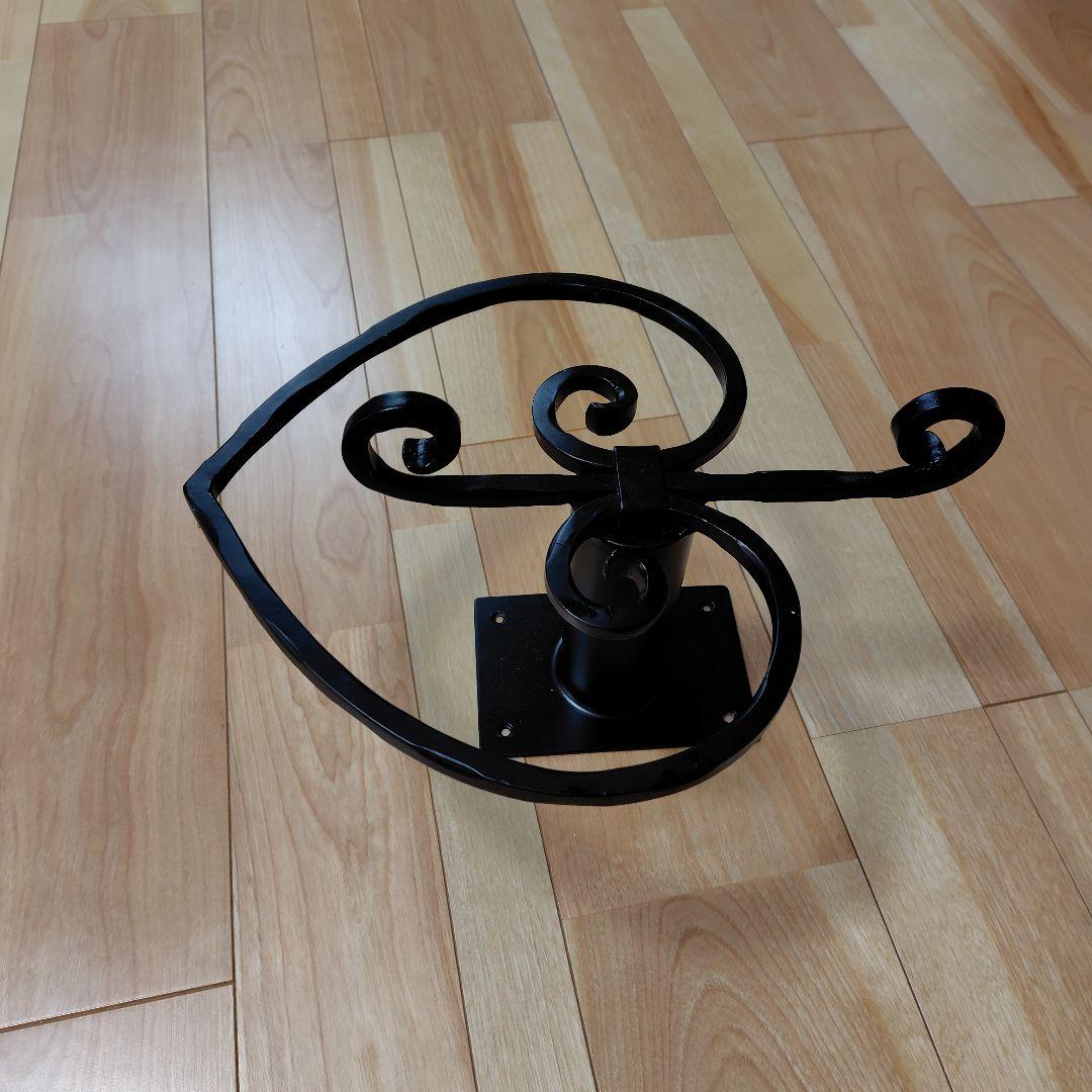 アイアンフックセット スペード型 ブラック