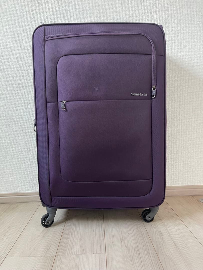 【大型】【軽量】【保証書】【美品】ソフト　キャリーケース　スーツケース