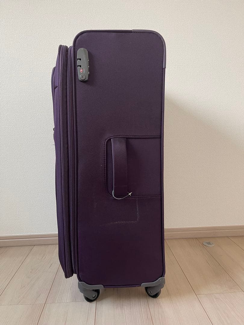【大型】【軽量】【保証書】【美品】ソフト　キャリーケース　スーツケース