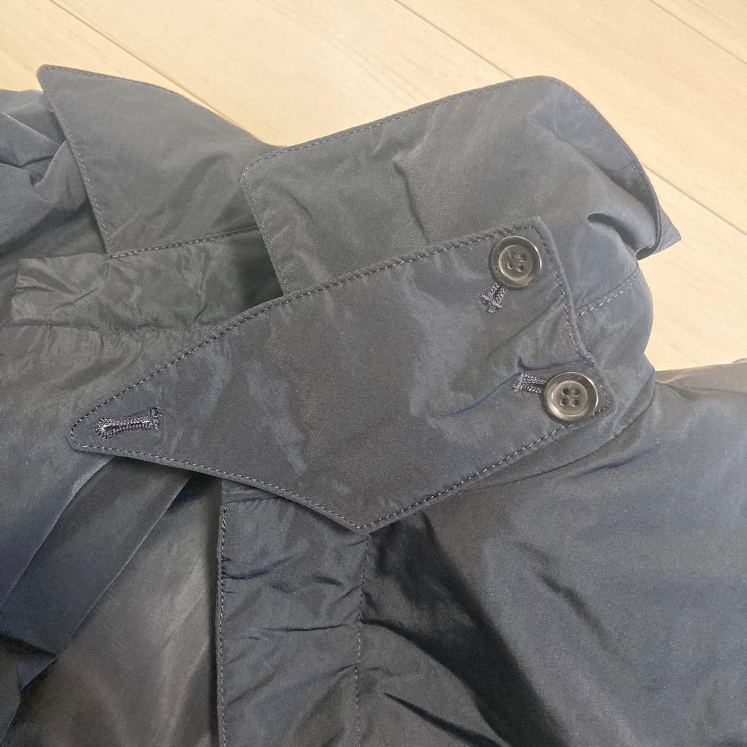 BARNEYS バーニーズ コート ネイビー ダウン XL