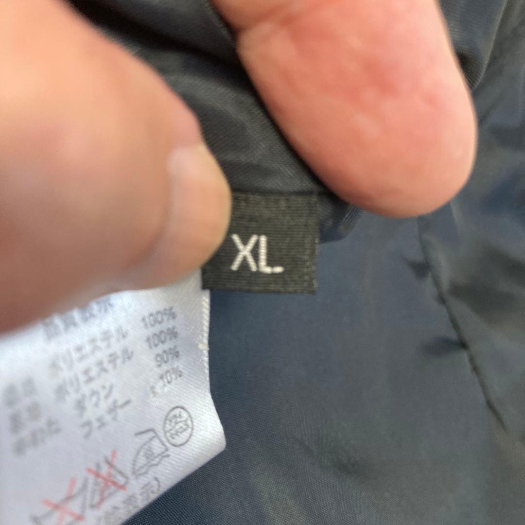 BARNEYS バーニーズ コート ネイビー ダウン XL