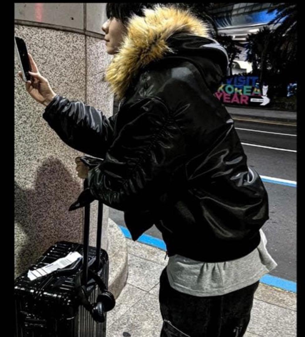 レザーファーダウンジャケット　COSYHARU