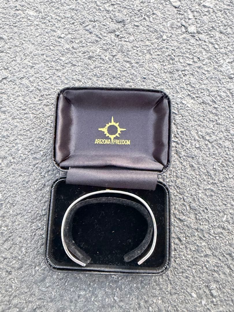 ARIZONA FREEDOM バングル 太陽神 唐草 シルバー925 K18