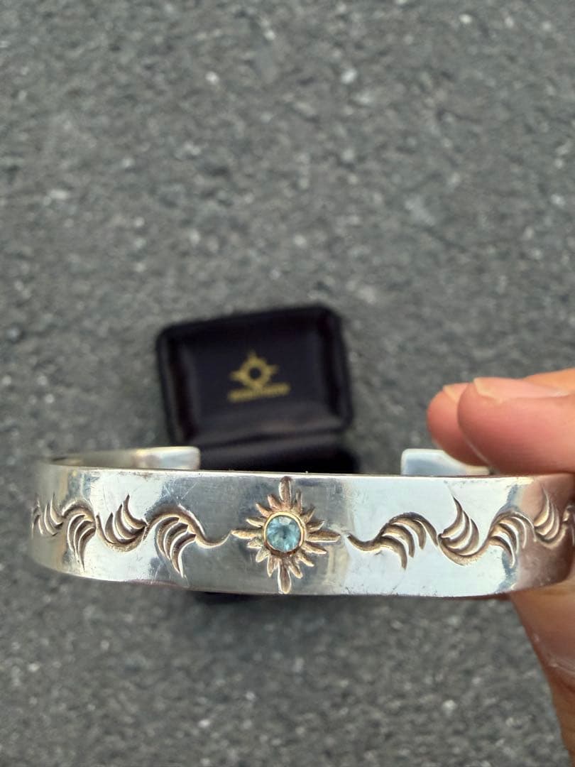 ARIZONA FREEDOM バングル 太陽神 唐草 シルバー925 K18