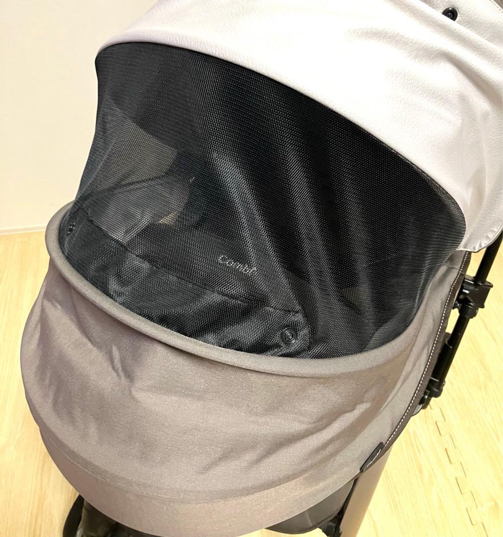 ✨美品 ✨遮熱メッシュカバー付き コンビ アンブレッタ 4キャス エッグショック