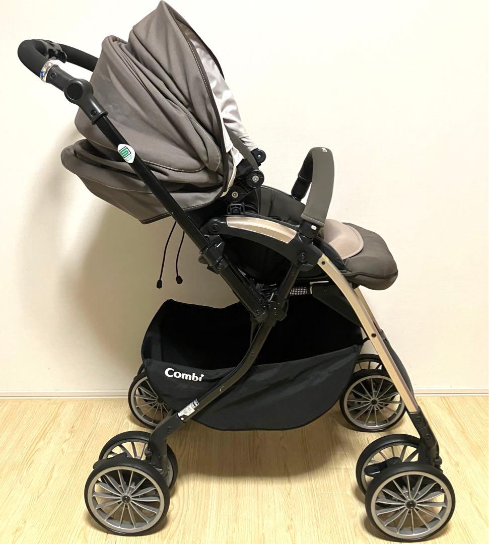 ✨美品 ✨遮熱メッシュカバー付き コンビ アンブレッタ 4キャス エッグショック