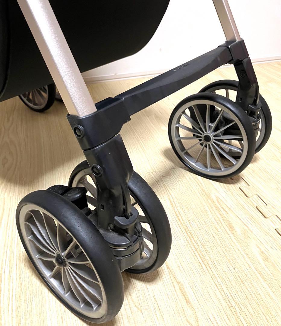 ✨美品 ✨遮熱メッシュカバー付き コンビ アンブレッタ 4キャス エッグショック