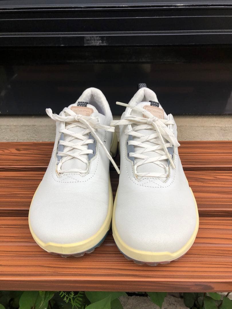 328番 美品 ECCO biom ゴルフシューズ36 23.0cmスパイクレス