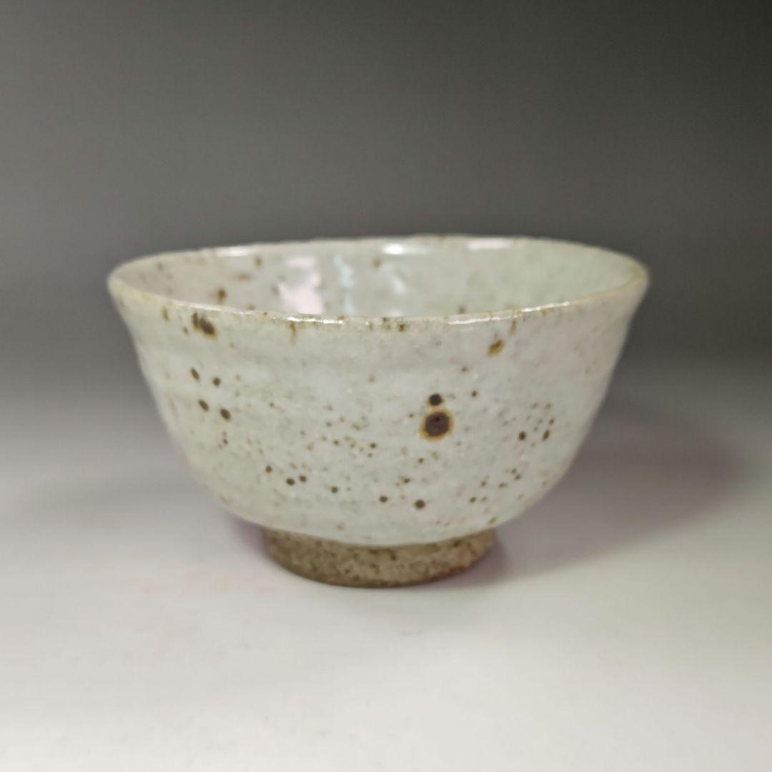 イ316 茶碗『清龍堂造』『◯雪　茶碗　共箱』抹茶碗　茶道具