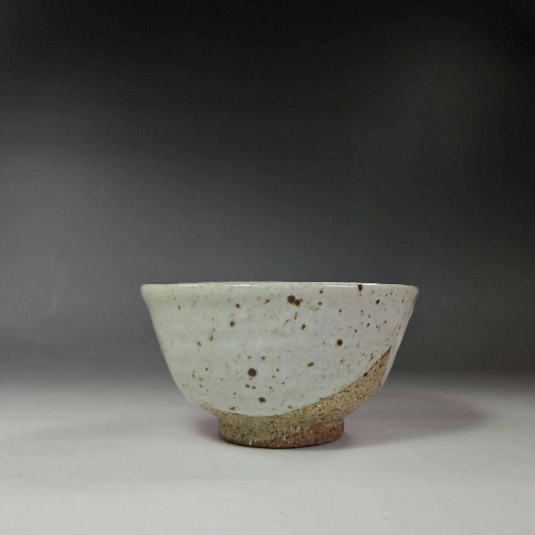 イ316 茶碗『清龍堂造』『◯雪　茶碗　共箱』抹茶碗　茶道具