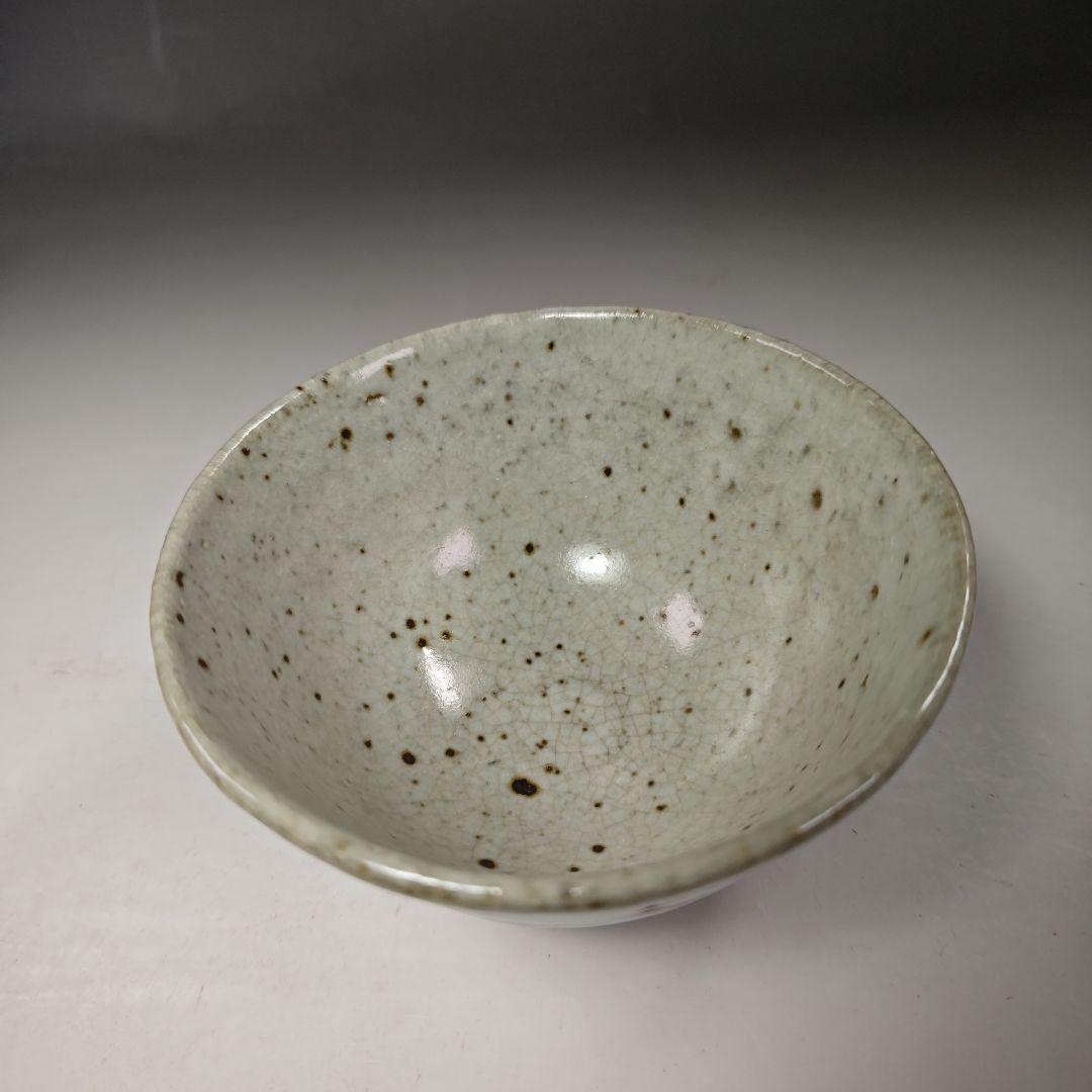 イ316 茶碗『清龍堂造』『◯雪　茶碗　共箱』抹茶碗　茶道具