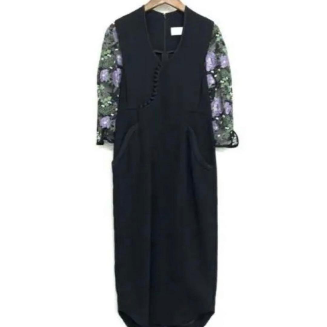 マメクロゴウチ Mame Kurogouchi レース ドレス ワンピース