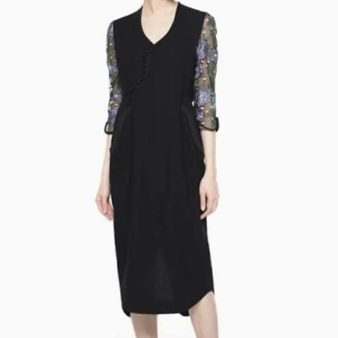 マメクロゴウチ Mame Kurogouchi レース ドレス ワンピース