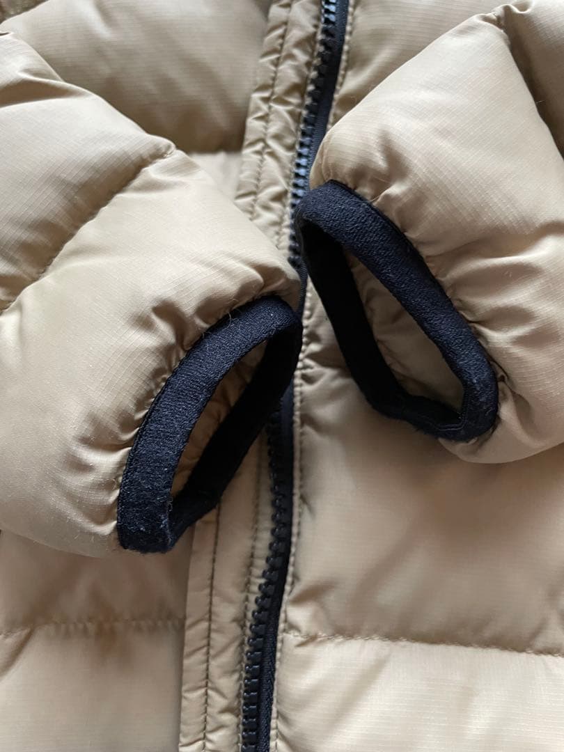 The North Face フード付きダウンジャケット ベージュ