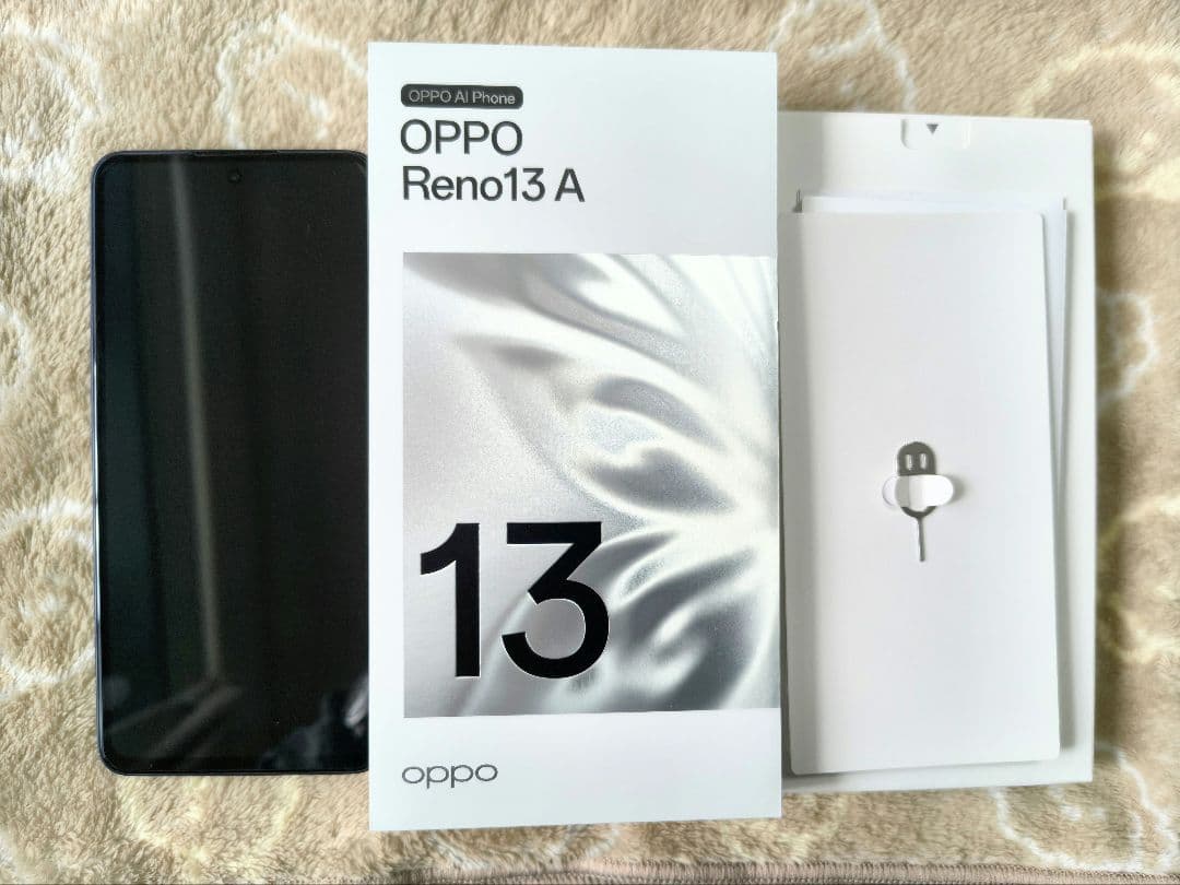 oppo reno 13A ルミナスネイビー 美品