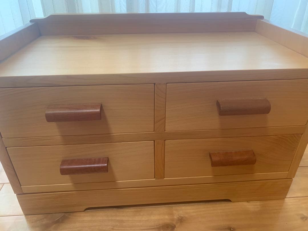 総檜✨桧✨リビング小物収納家具、電話台【MUKU】職人作品一点物