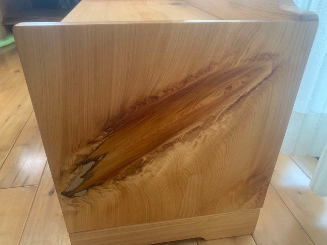 総檜✨桧✨リビング小物収納家具、電話台【MUKU】職人作品一点物