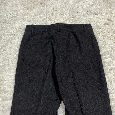 ポール・スチュアートパンツスーツ　ダークグレーフランネル