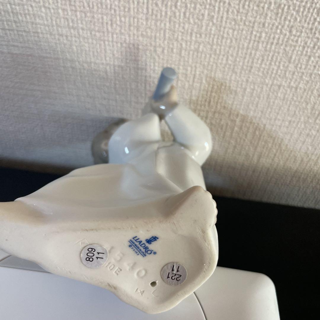 美品 LLADRO／リアドロ フィギュリン／笛を吹く天使 　可愛い