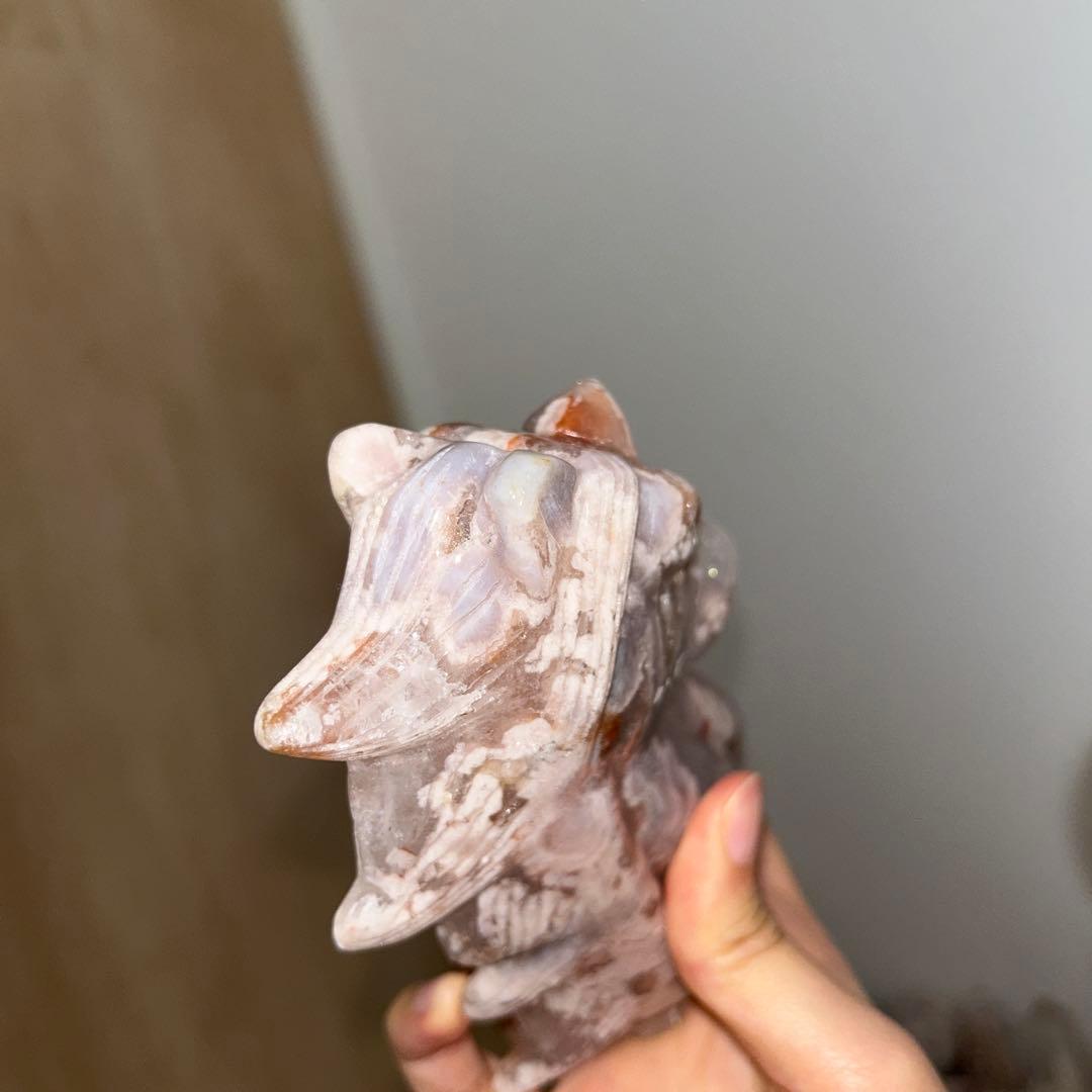 ピンクアメジスト 桜瑪瑙 ユニコーン 516g bigサイズ 天然石 結晶