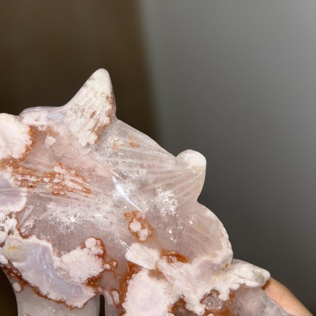 ピンクアメジスト 桜瑪瑙 ユニコーン 516g bigサイズ 天然石 結晶