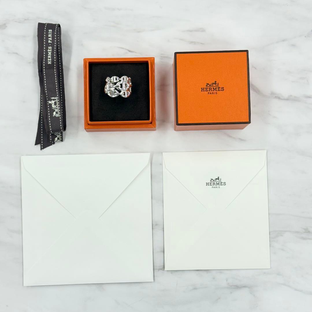 新品未使用　HERMES エルメス　シェーヌ ダンクル アンシェネ リング 58