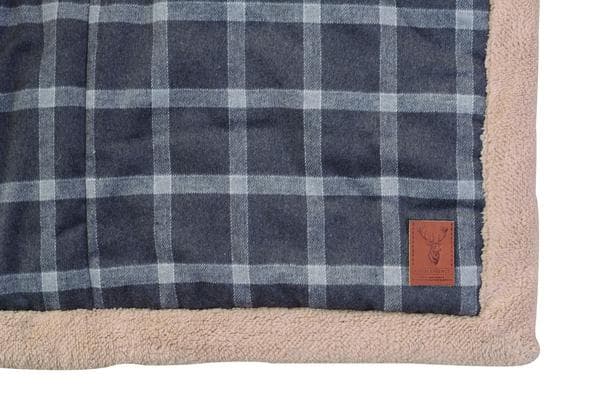 おしゃれ ふかふか かわいい 暖かい 正方形 こたつ布団 チェック柄グレー